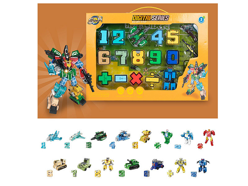 Transform Number toys
