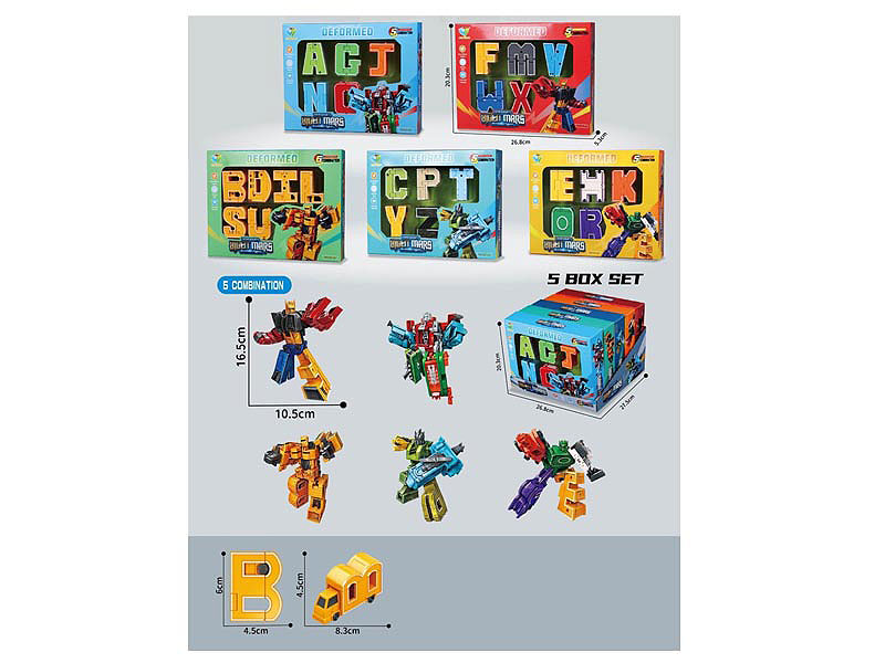 Transforms Letters(5in1) toys