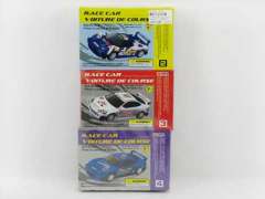 Diy Pull Back Racing Car(3in1) toys