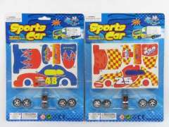 Diy Pull Back Racing Car(2S) toys
