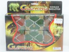 Diy Glow Dinosaur Fossil(6in1) toys