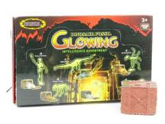 Diy Glow Dinosaur Box(12in1) toys