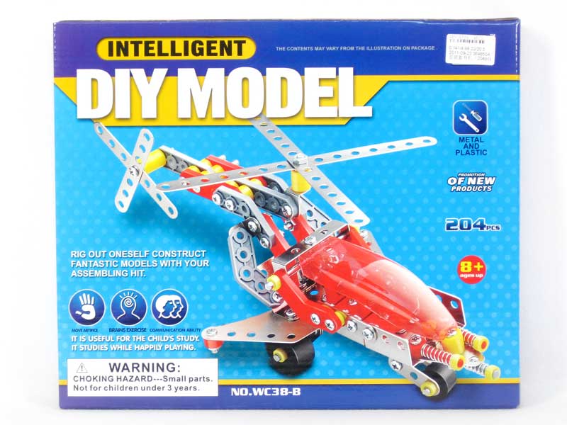 Diy Helicopter(204pcs) toys