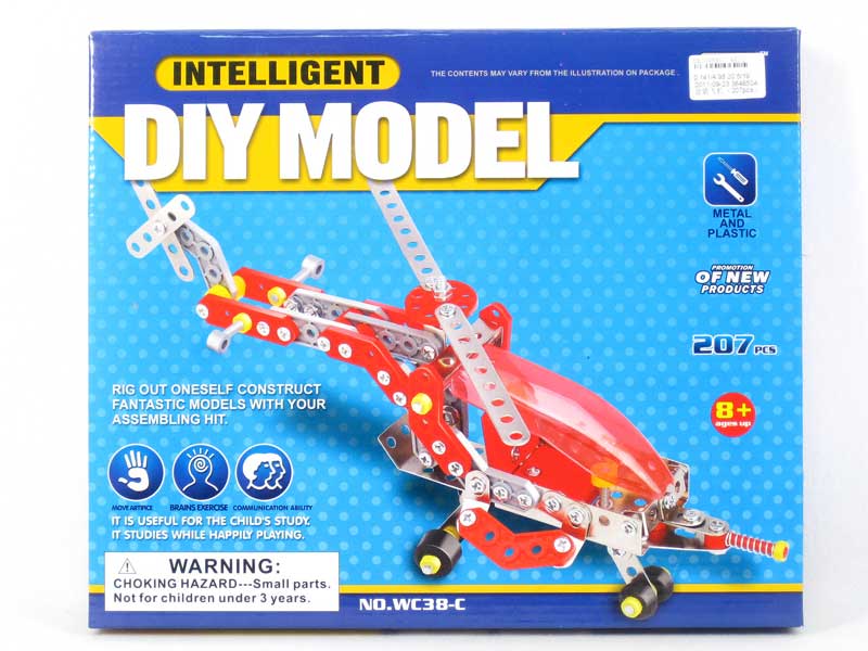 Diy Airplane(207pcs) toys