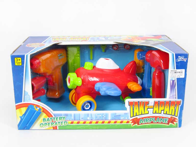 Diy B/O Airplane Set toys