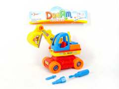 Diy Free Wheel Construction Car toys