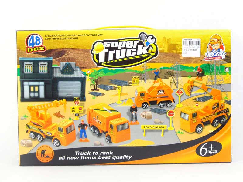 Diy Construction Truck Set(48pcs) toys
