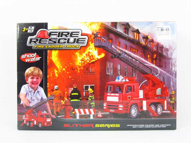 Diy Friction Spurt Water Fire Engine toys