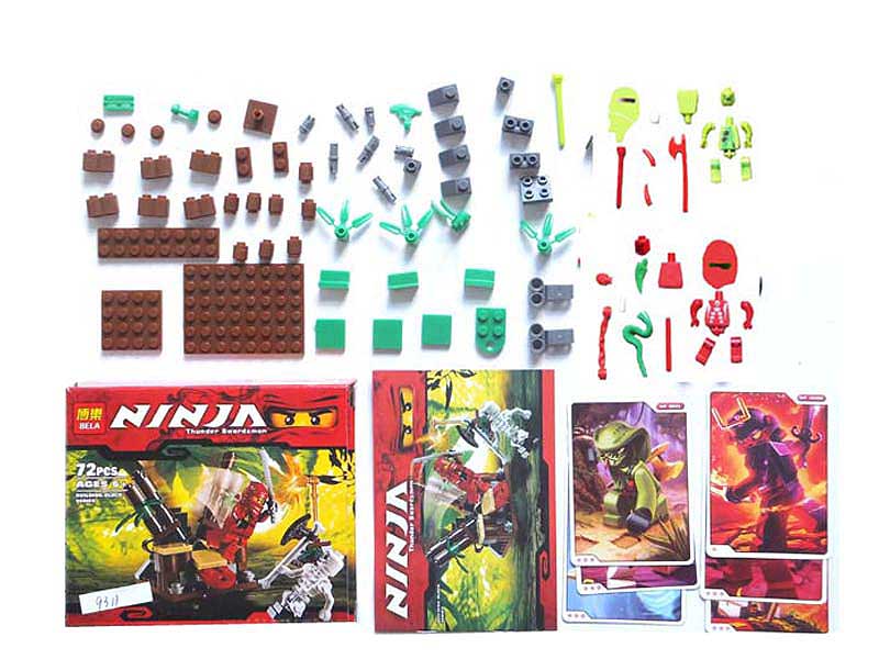 1.5inch Diy Ninja Set toys