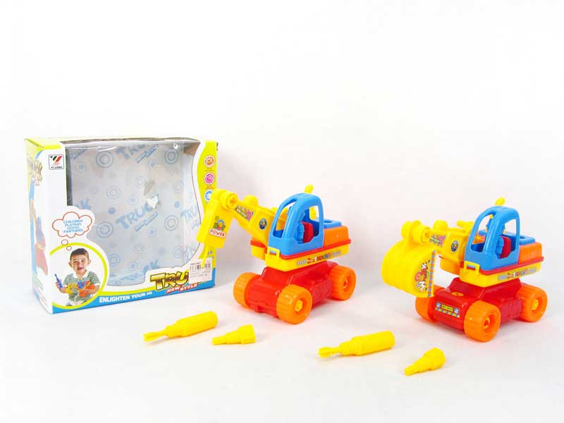 Diy Free Wheel Construction Truck(2S) toys