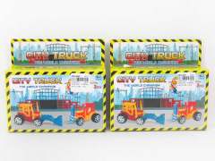 Diy Pull Back Construction Truck(2in1) toys
