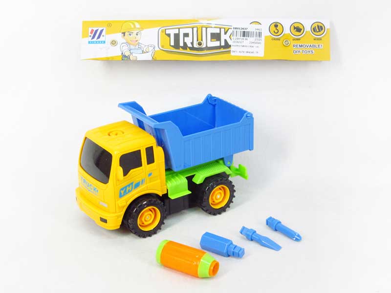 Diy Friction Construction Truck(4C) toys