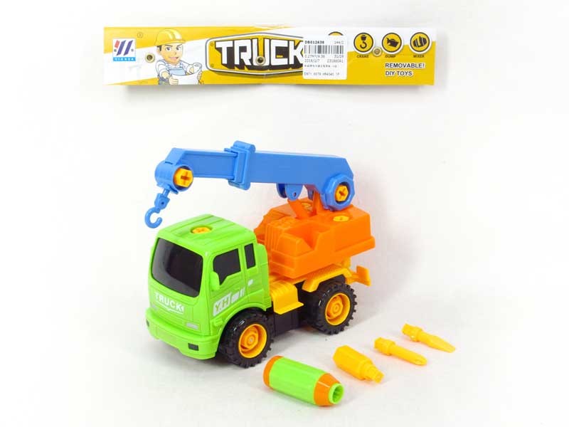Diy Friction Construction Truck(4C) toys