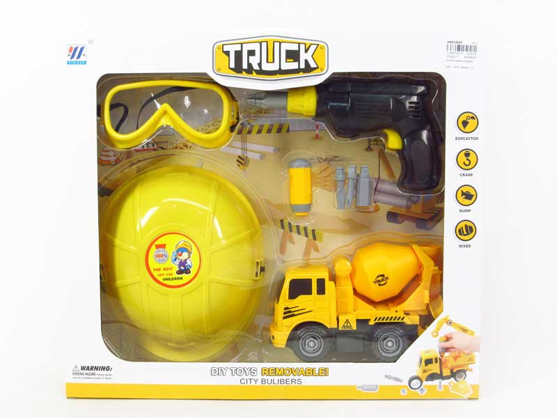 Diy Friction Construction Truck Set toys
