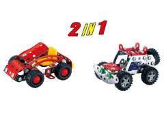 2in1 Diy Car toys