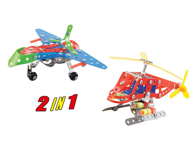 2in1 Diy Airplane toys