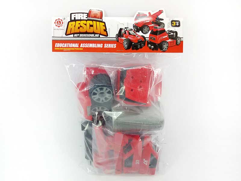 6in1 Diy Blocks Fire Rescue Set toys