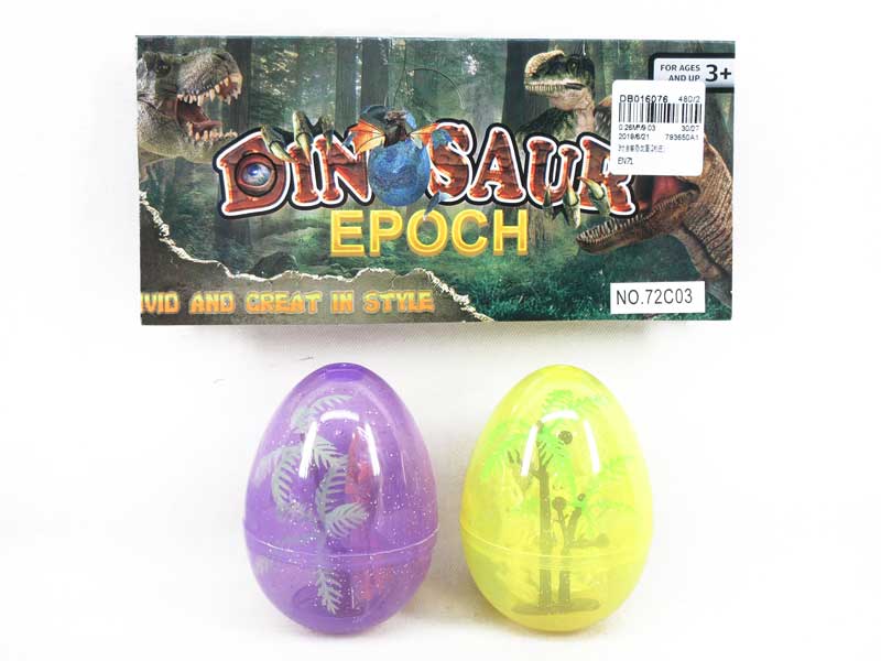 3inch Diy Dinosaur Egg(2in1) toys