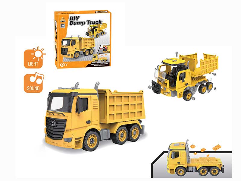 Diy Construction Truck W/L_M toys