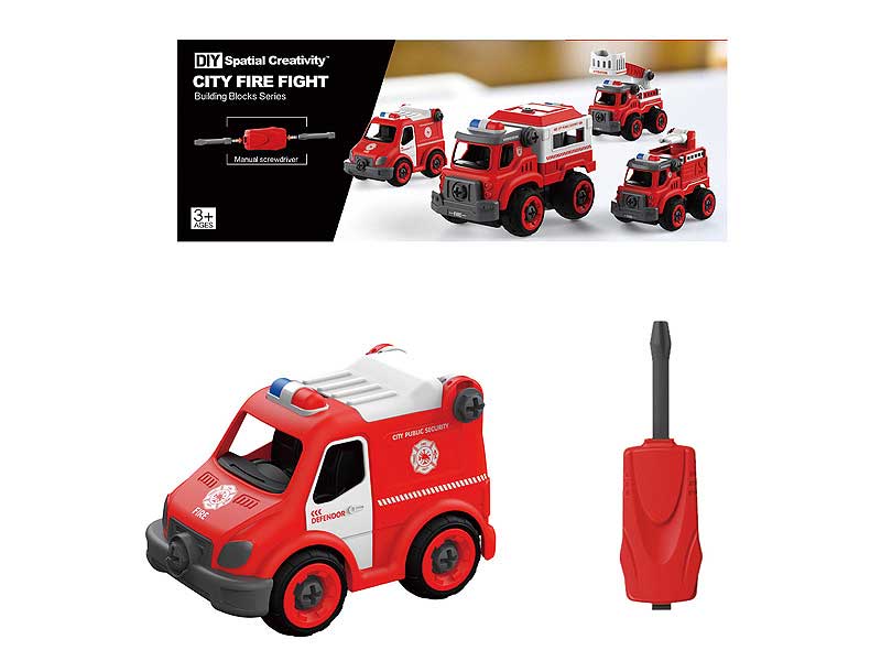 Diy Ambulance W/IC_S toys