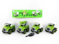 Sanitation Truck(4in1) toys