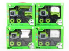 Diy Sanitation Truck(4S) toys