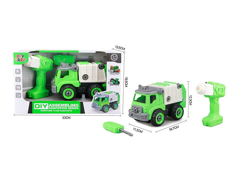 Diy Sanitation Truck toys