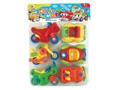 Diy Motorcycle & Car(6in1) toys
