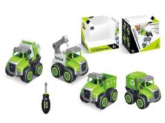 Diy Construction Truck(4S) toys