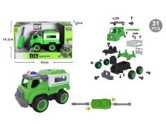 R/C Diy Sanitation Car W/S_IC toys