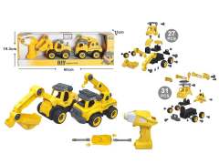 Diy Construction Truck W/S_IC(2in1) toys