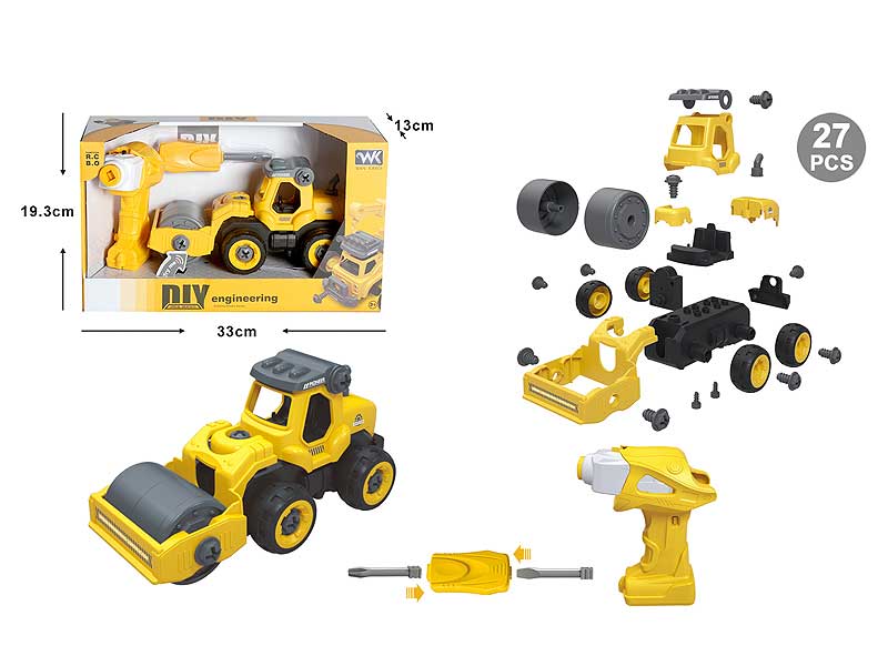 Diy Construction Truck W/S_IC toys