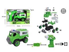 Diy Sanitation Truck W/S_IC toys