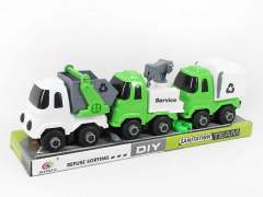 Diy Sanitation Truck(3in1) toys