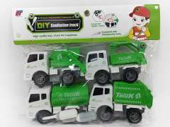 Diy Sanitation Truck(4in1)