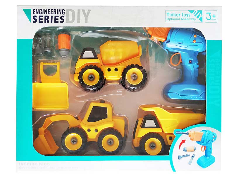 Diy Construction Truck Set(3in1) toys