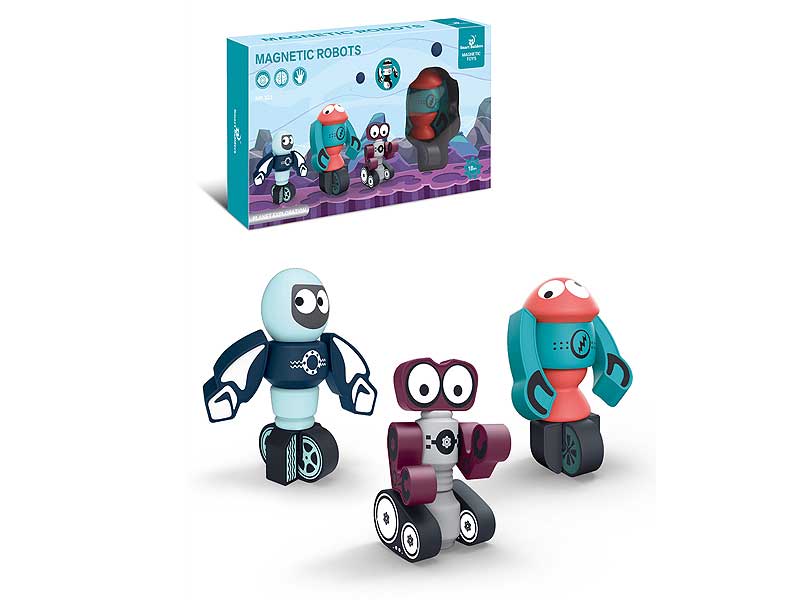 Diy Magnetic Robot(3in1) toys