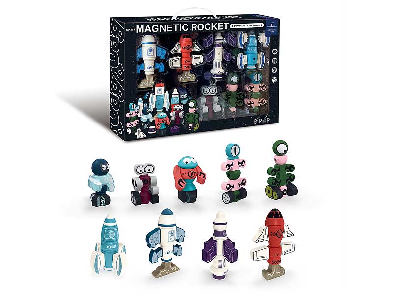 Diy Magnetic Rocket toys