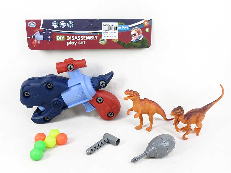 Diy Dinosaur Gun & Dinosaur toys