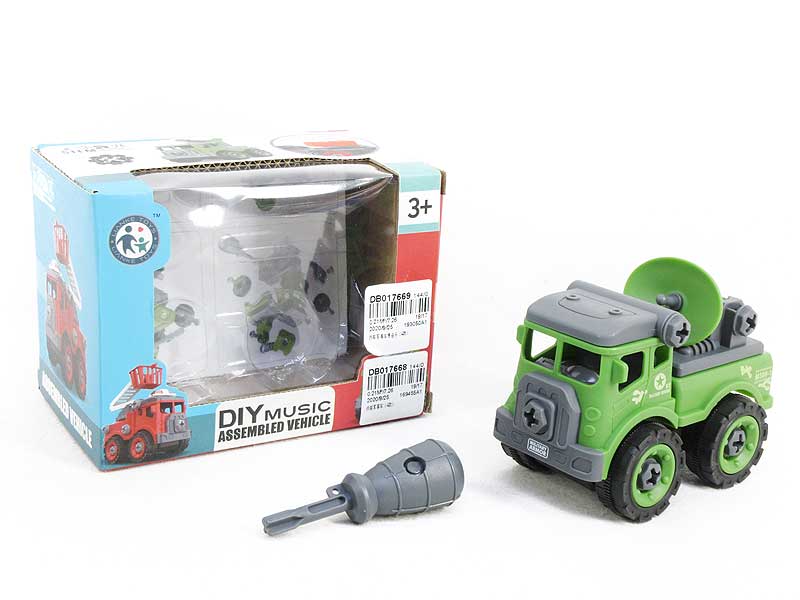 Diy Military Vehicle W/M(4S) toys