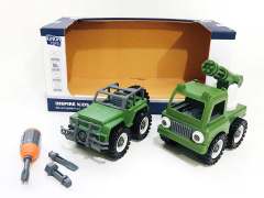 Diy Military Car(2in1) toys