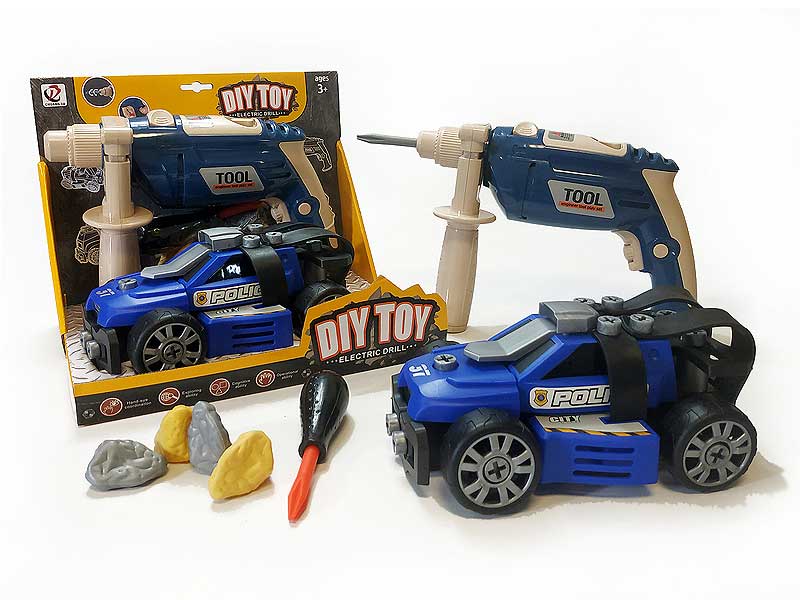 Diy Cross-country Police Car toys