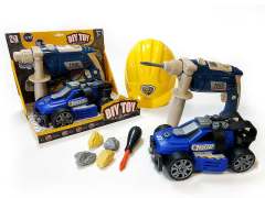 Diy Cross-country Police Car toys