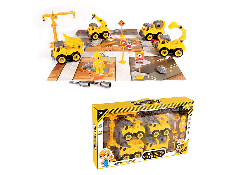 Diy Construction Truck Set toys