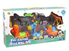 Diy Elephant & Hose & Giraffe(3in1) toys