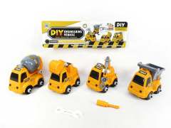 Diy Construction Truck(4in1) toys