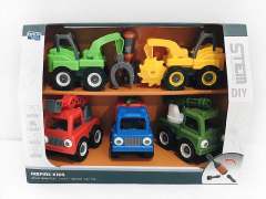 Diy Construction Truck(5in1) toys