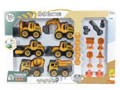 Diy Construction Truck Set(6in1)