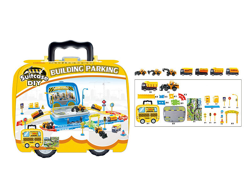 Diy Engineering Parking Lot toys
