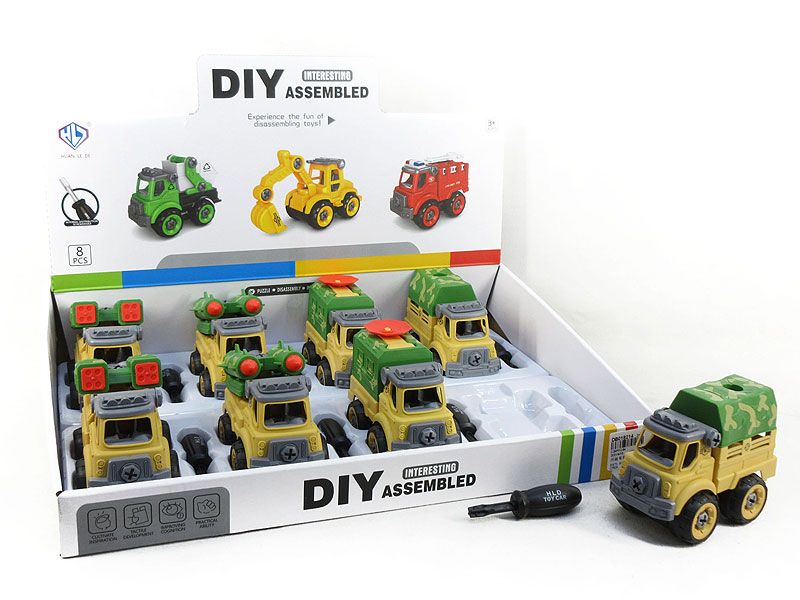 Diy Military Car(8in1) toys
